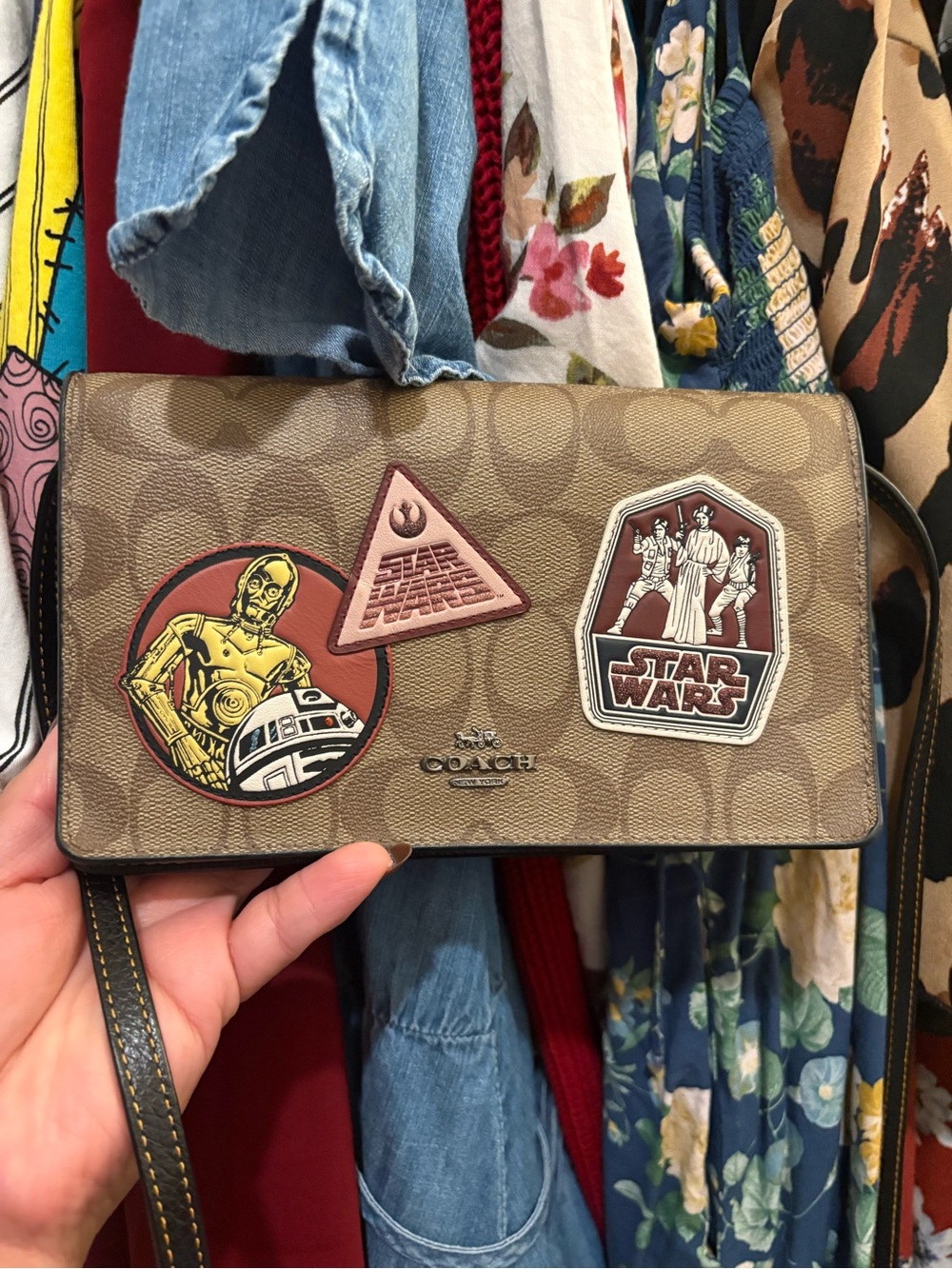 Coach | Hayden Foldover Clutch | Star Wars